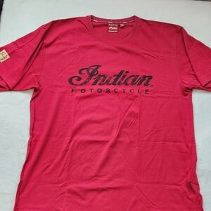 Genuine Indian Motorcycle T-Shirt Red - XL